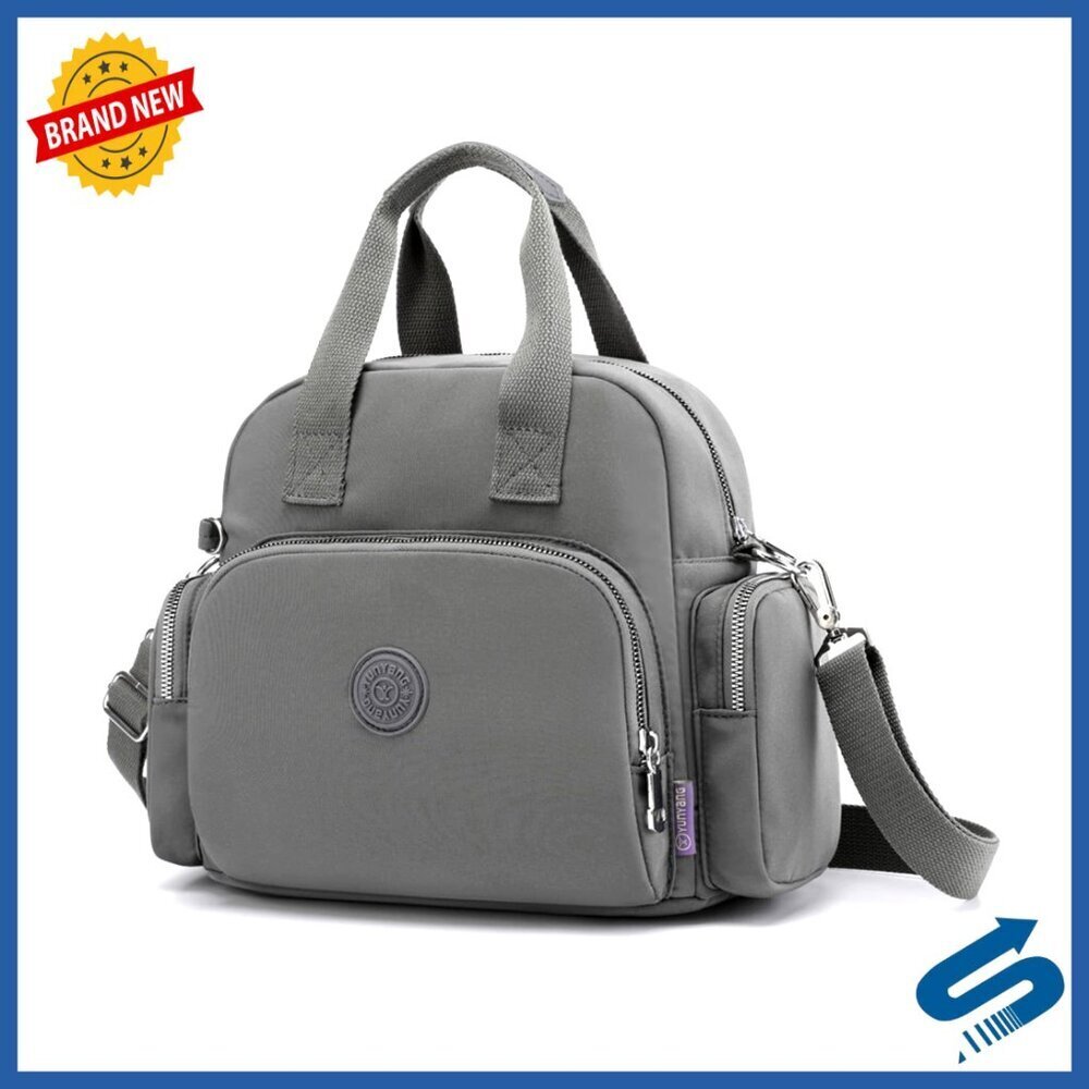 Multifunctional Nylon Daypack with USB Charging Port for Work Travel Dating